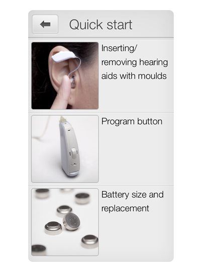 Smart app - find hearing aids (이미지)